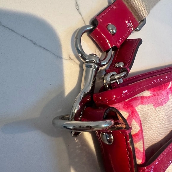 Coach Watercolor Print with  Horse & Carriage  Sateen Crossbody - Picture 4 of 9